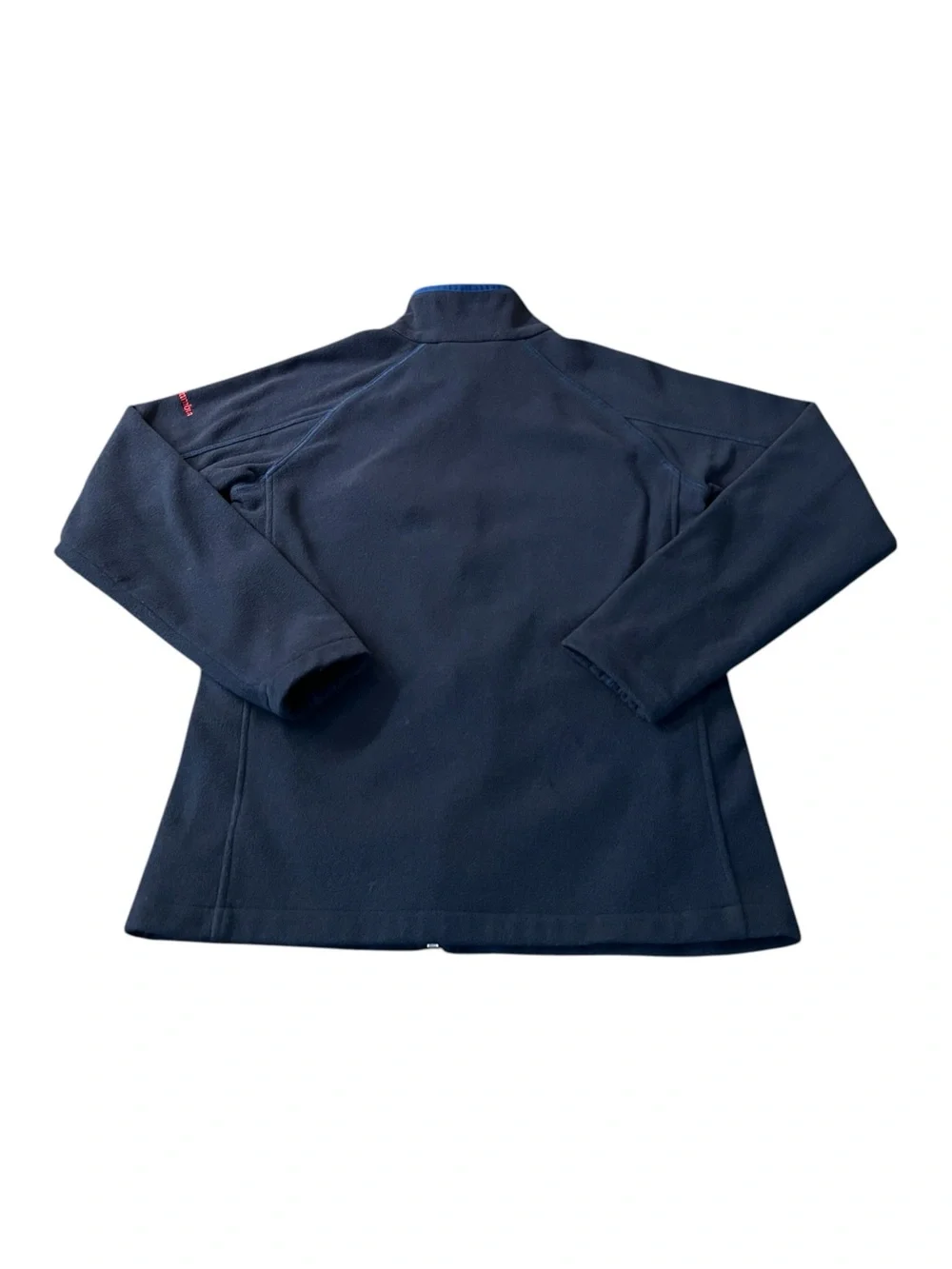 Columbia Sportswear Kids Navy Fleece Jacket with Red Zipper Size 14-16